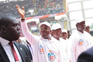 Governor Udom Emmanuel at Godswill Akpabio International Stadium, Uyo During AKS Sport Festival 2018